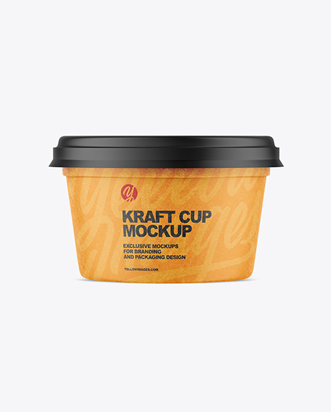 Kraft Paper Cup Mockup