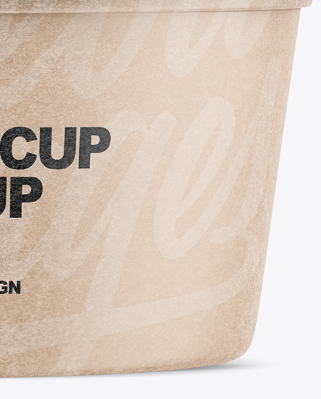 Kraft Paper Cup Mockup