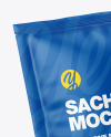 Two Glossy Sachets Mockup