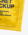 Two Glossy Sachets Mockup