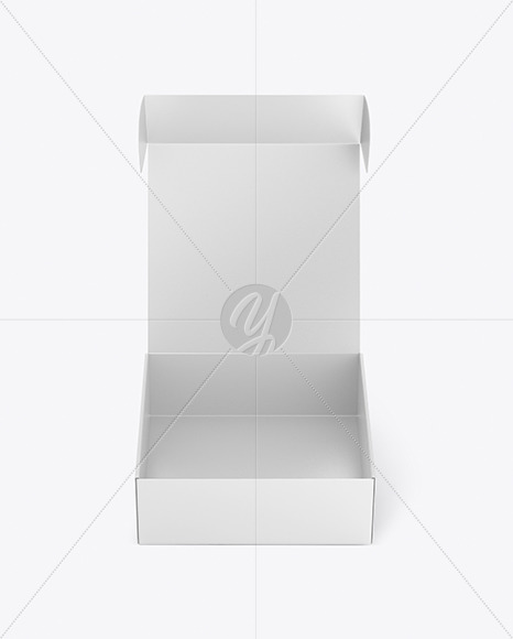 Opened Paper Box Mockup