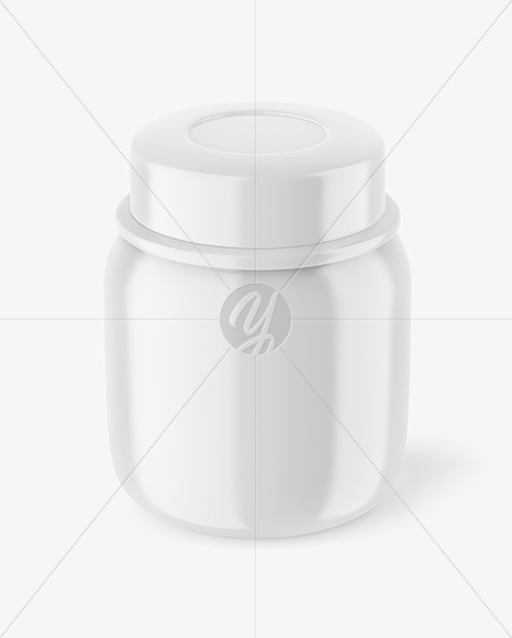 Glossy Honey Jar Mockup