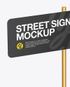 Street Sign Mockup