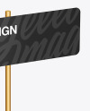 Street Sign Mockup