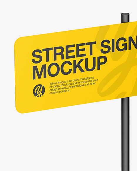 Street Sign Mockup