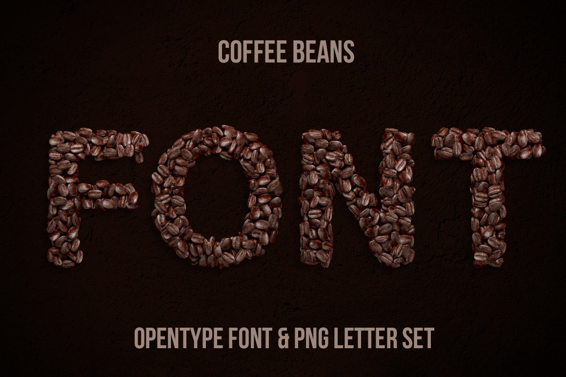 Coffee Beans Font