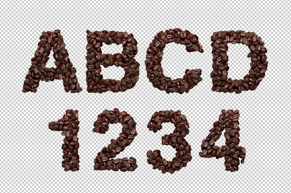 Coffee Beans Font Coffee Beans Font