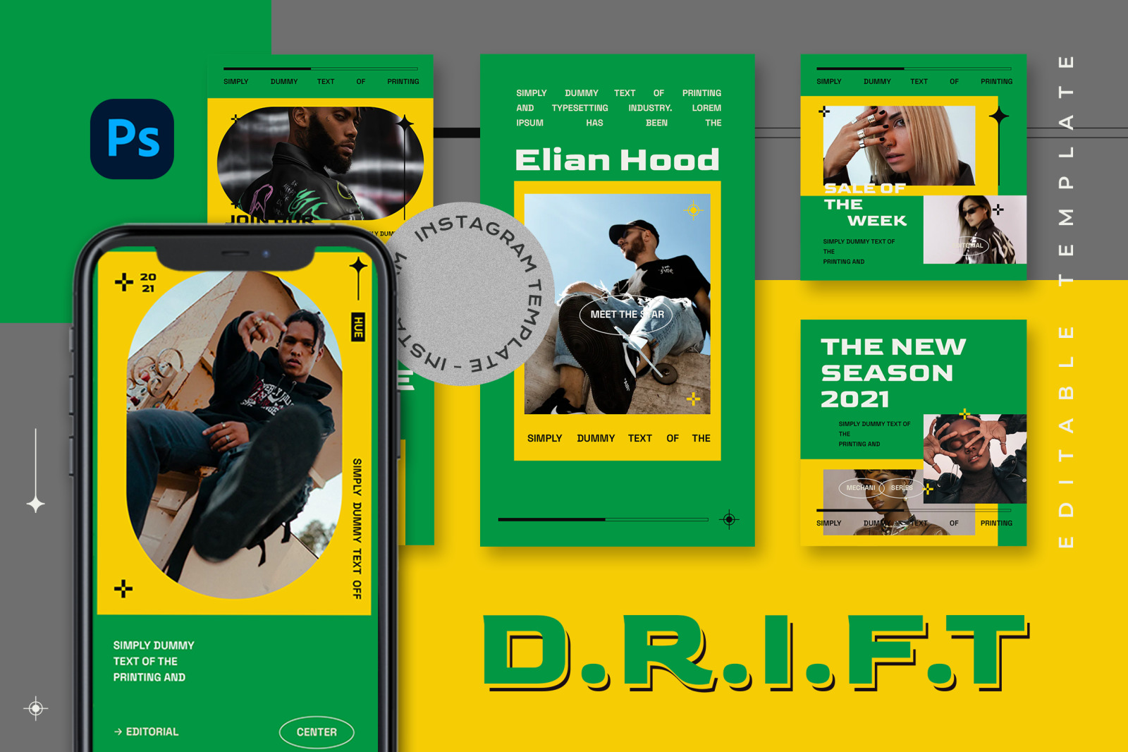 Drift Instagram Template Drift Instagram Template