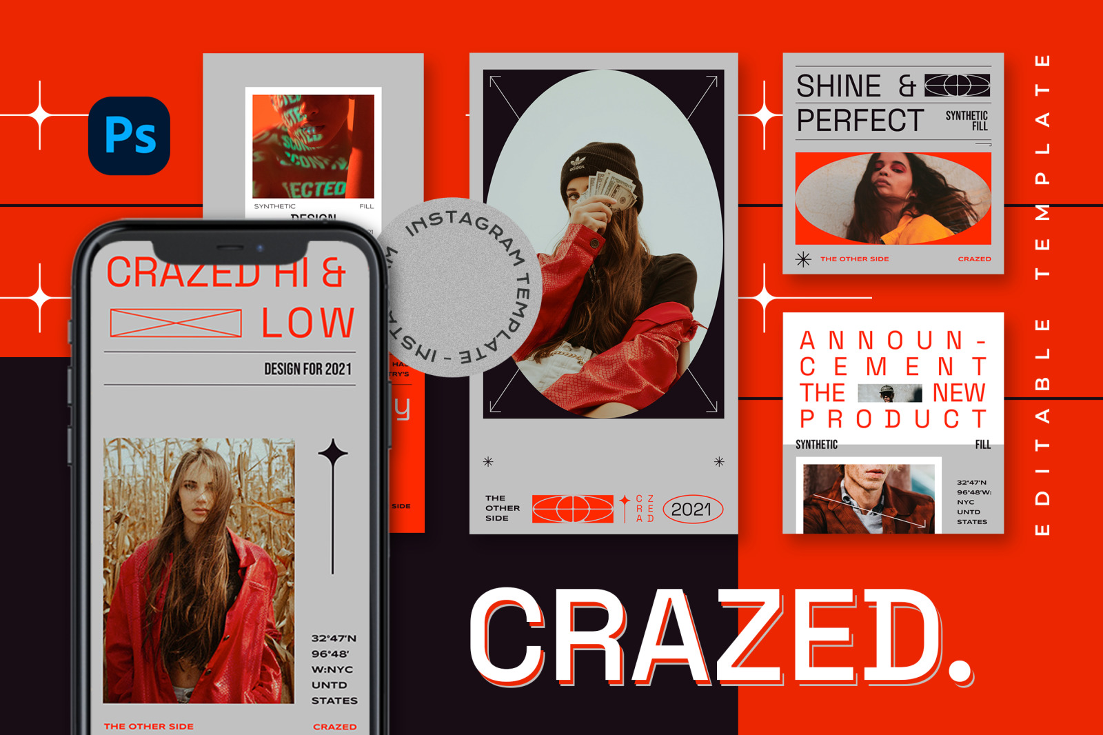 Crazed Instagram Template Crazed Instagram Template