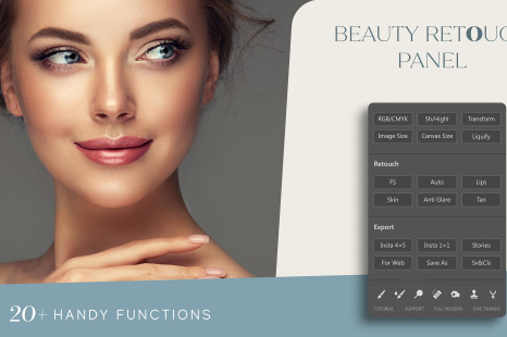 Beauty retouching shop kit