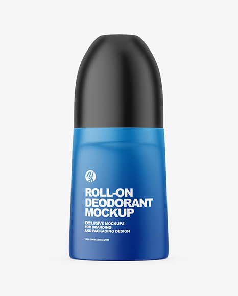 Matte Roll-On Deodorant Mockup