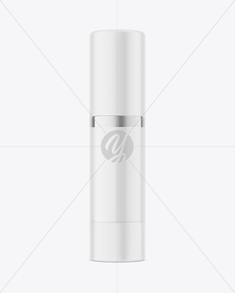 30ml Frosted Glass Airless Pump Bottle Mockup