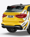 Compact Crossover SUV - Back Half Side View