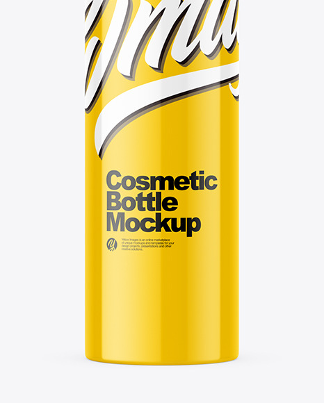 Glossy Pump Bottle Mockup