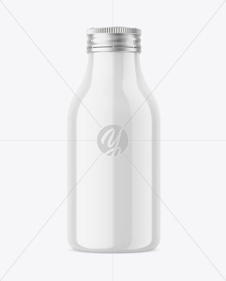 Glossy Drink Bottle Mockup