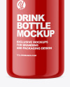 Glossy Drink Bottle Mockup