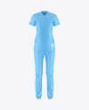 Women's Medical Uniform Mockup - Front View