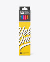 Pencils Carton Pack Mockup