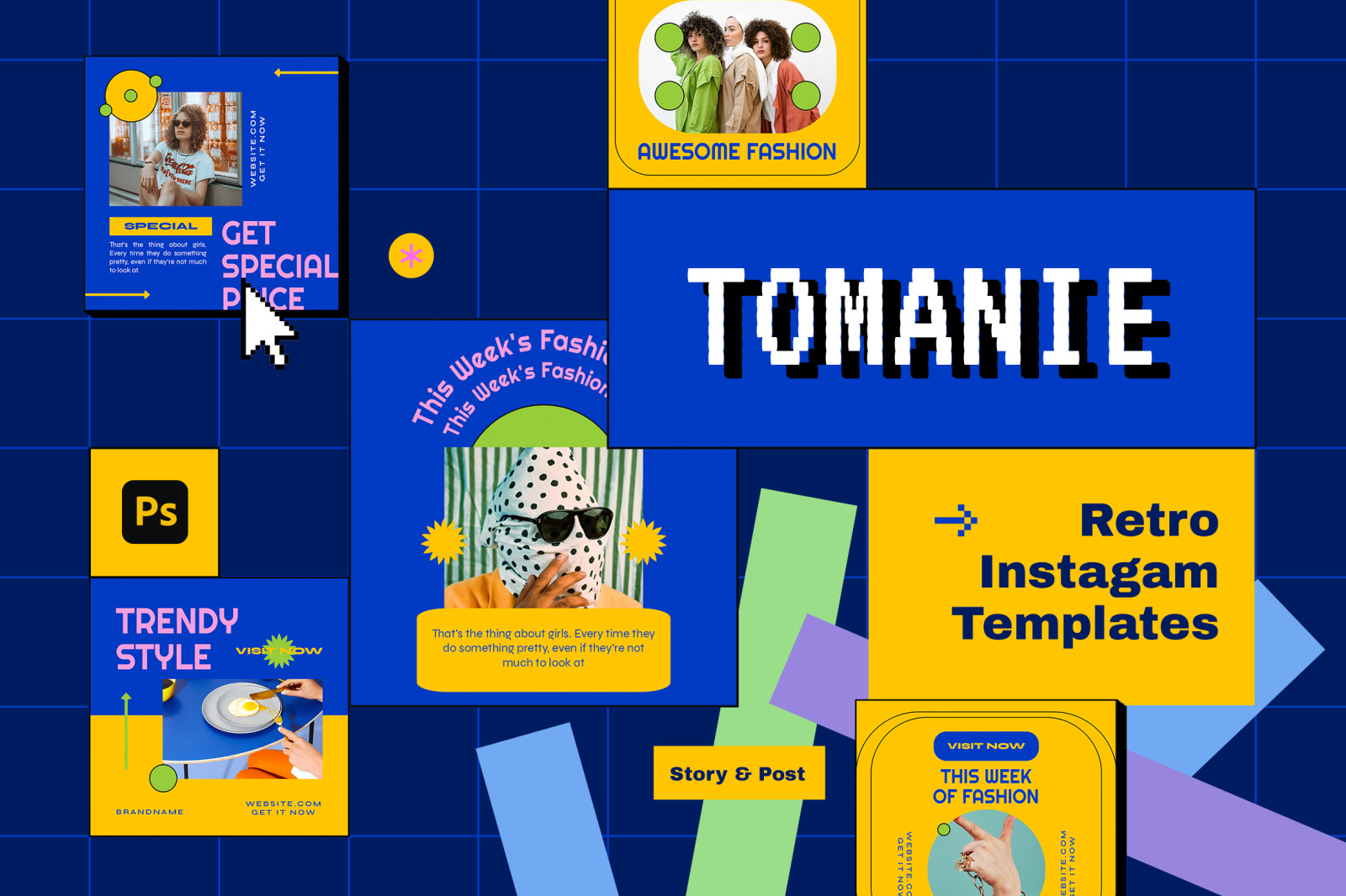 Tomanie Instagram Template Tomanie Instagram Template