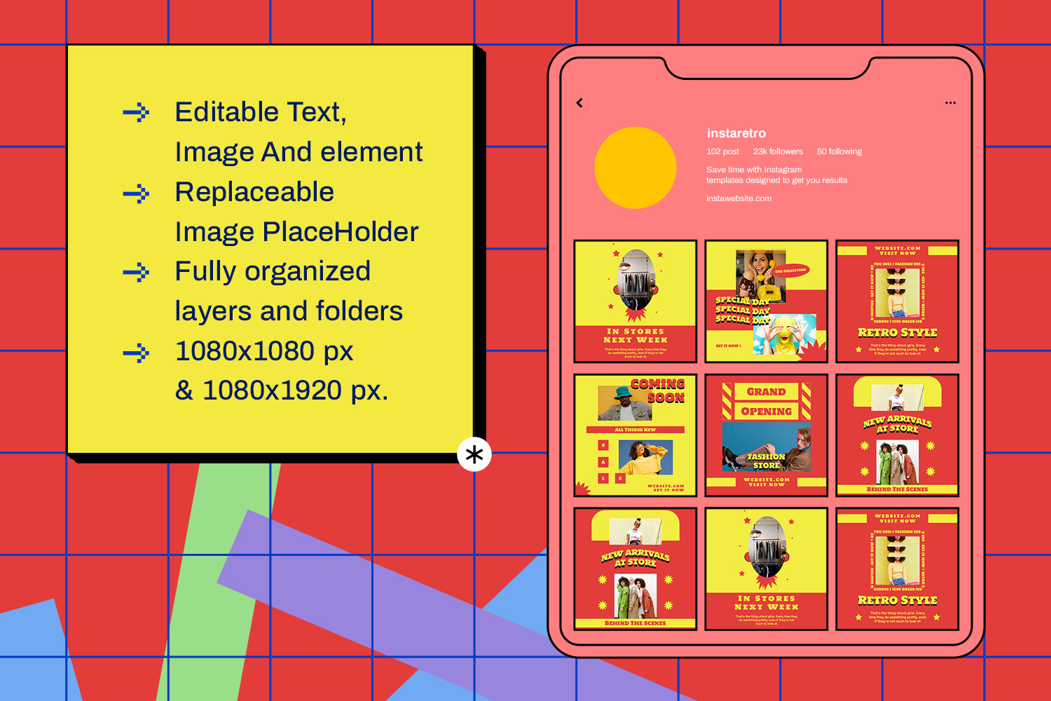 Vescra Instagram Template Vescra Instagram Template
