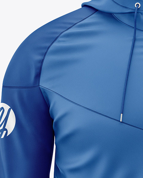 Hooded Windbreaker Mockup