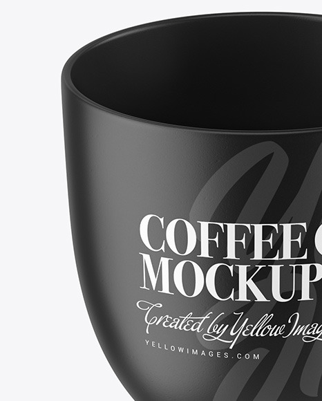 Ceramic Coffee Cup Mockup