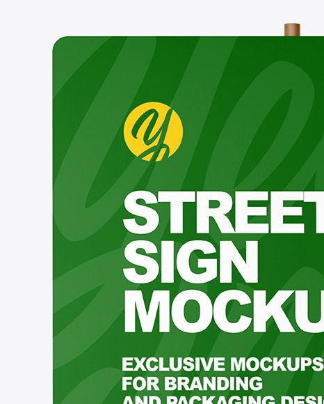 Street Sign Mockup