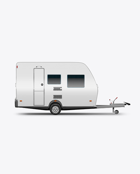 Camper Trailer Mockup - Side View