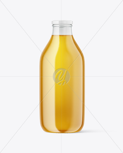 Apple Juice Bottle Mockup