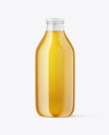 Apple Juice Bottle Mockup