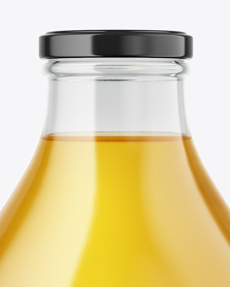 Apple Juice Bottle Mockup