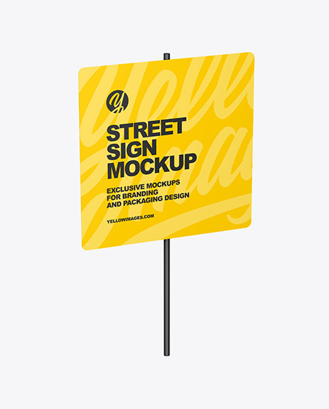 Street Sign Mockup