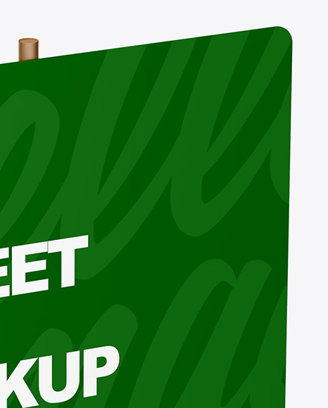 Street Sign Mockup