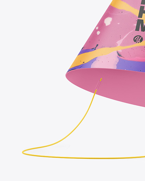 Matte Party Hat Mockup