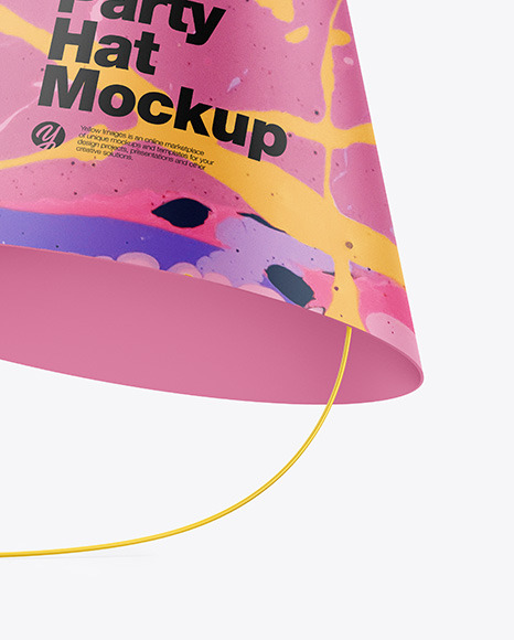 Matte Party Hat Mockup