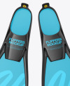 Glossy Flippers Mockup