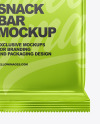 Metallic Snack Bar Mockup