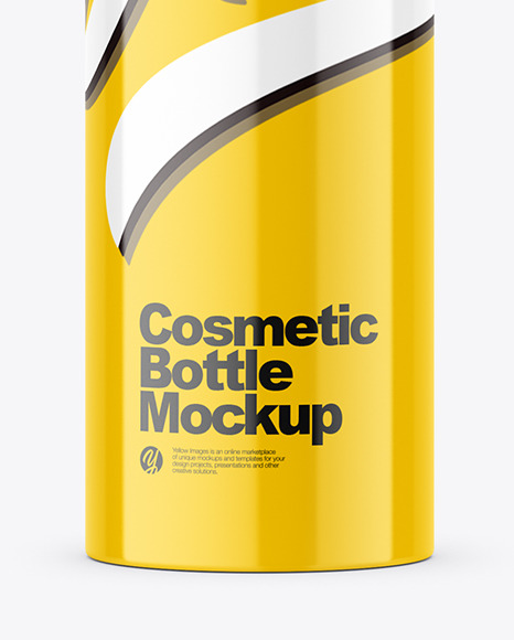 Glossy Airless Bottle Mockup