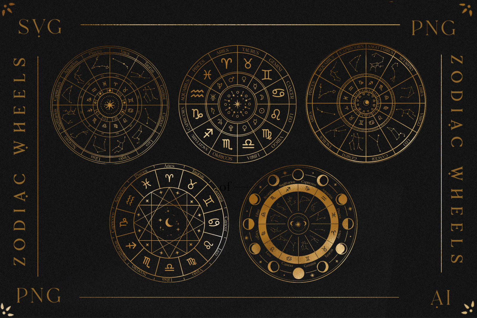 Zodiac Signs Constellation Art Zodiac Signs Constellation Art