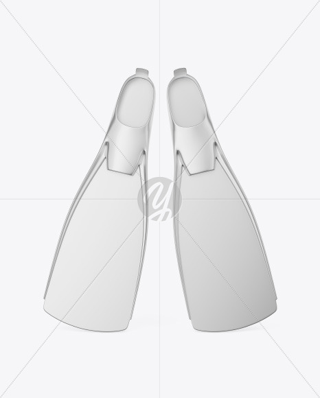 Metallic Flippers Mockup