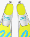 Metallic Flippers Mockup