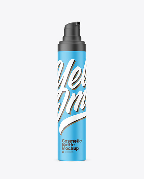 Matte Airless Bottle Mockup