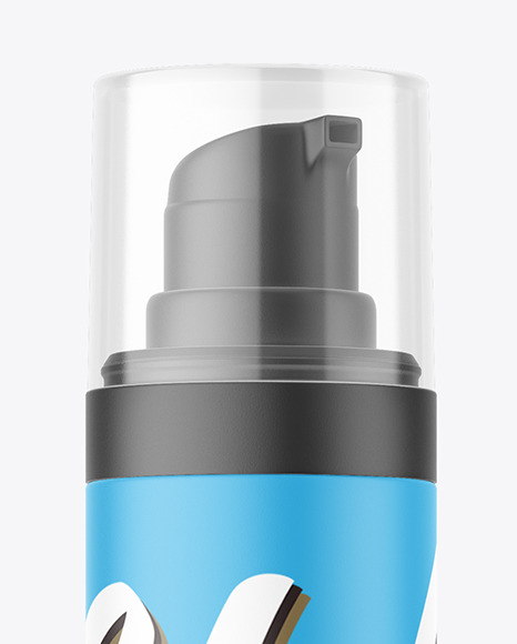Matte Airless Bottle Mockup