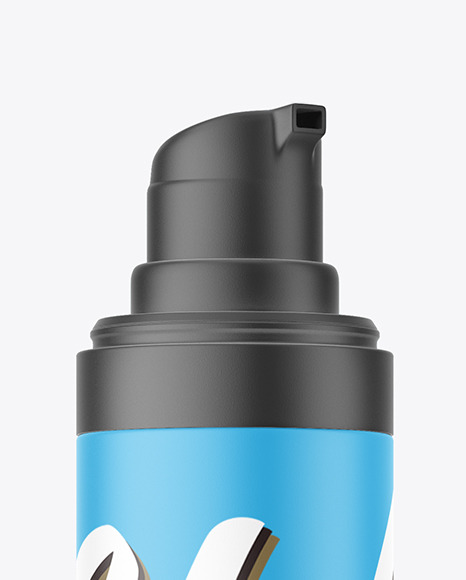 Matte Airless Bottle Mockup