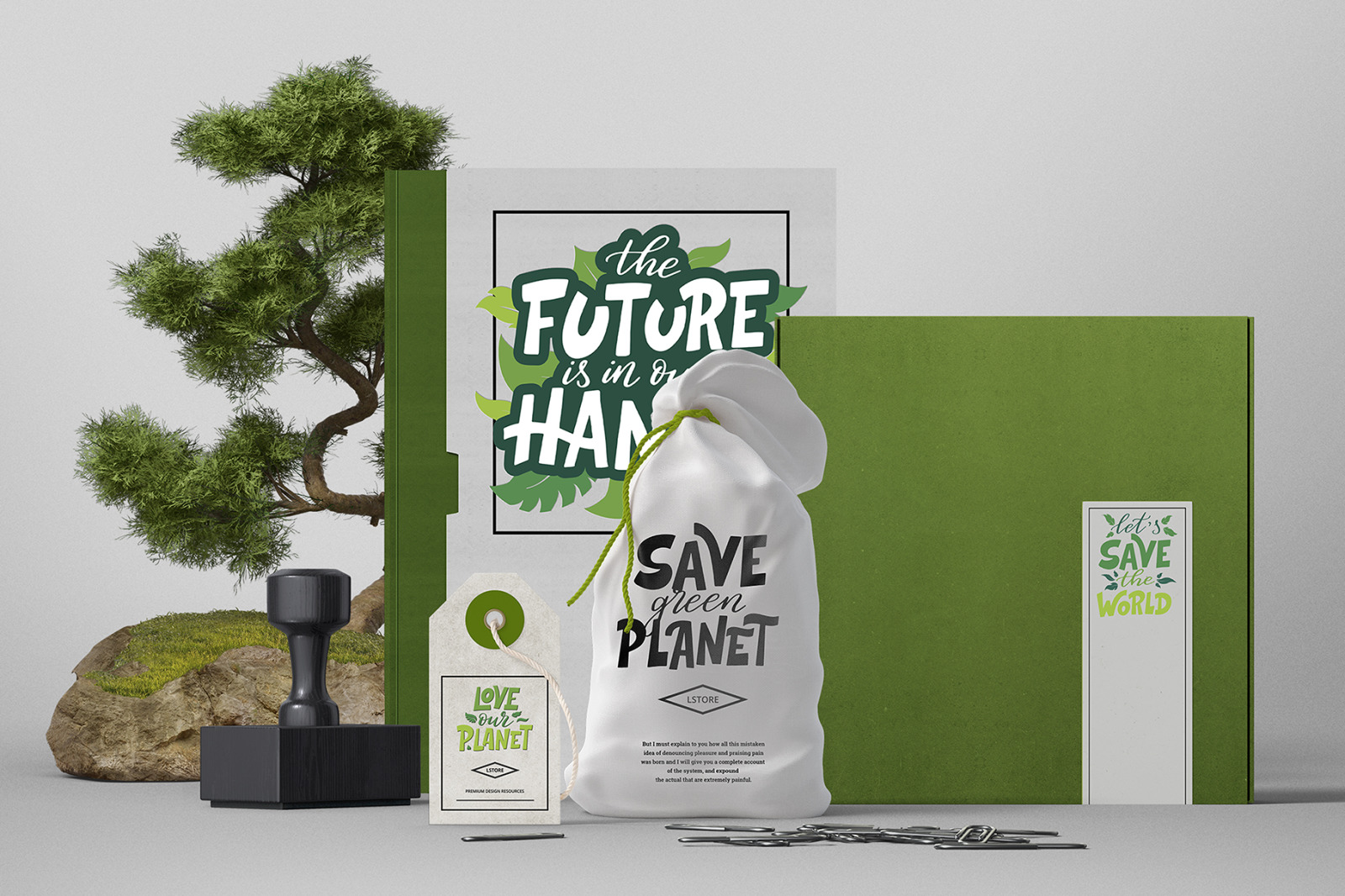 Save Planet Lettering Quotes