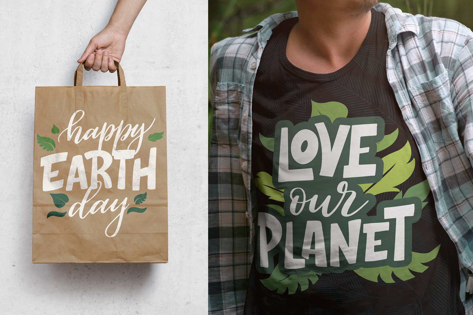 Save Planet Lettering Quotes