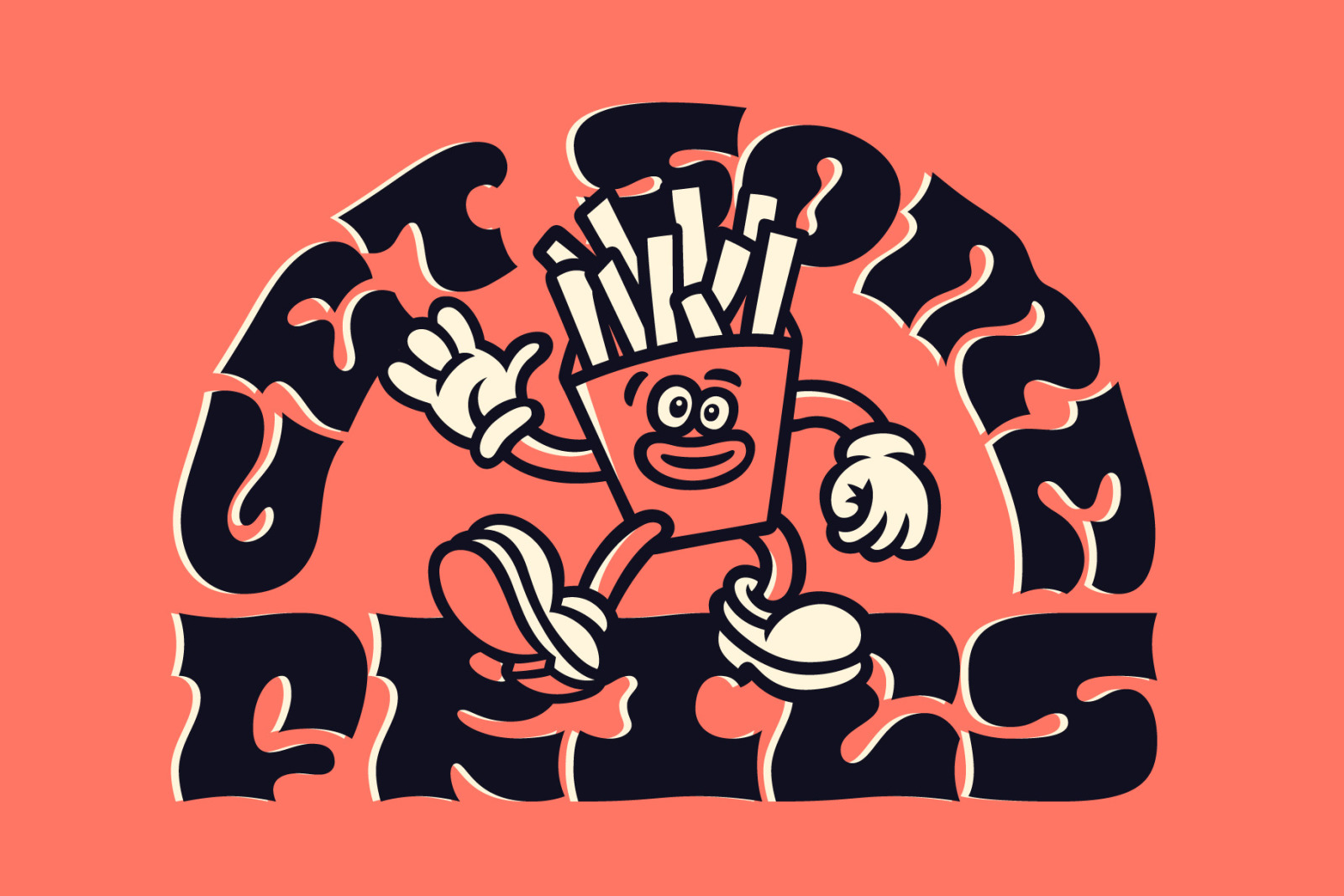 Lazy Dude - font and illustrations Lazy Dude - font and illustrations