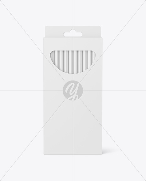 Pencils Carton Pack Mockup