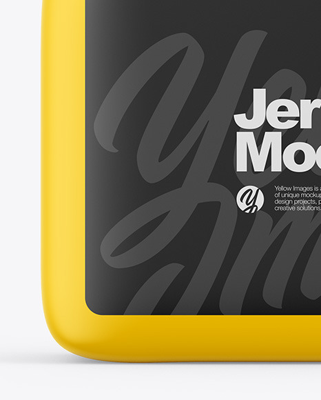 Matte Jerry Can Mockup