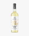 Clear Glass White Wine Mockup